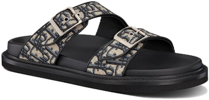 Sandal Dior Aqua 'Dior Oblique - Hitam Beige' 3SA115ZSA_H561 Lookbook Sandal Dior Aqua 'Dior Oblique - Hitam Beige' 3SA115ZSA_H561