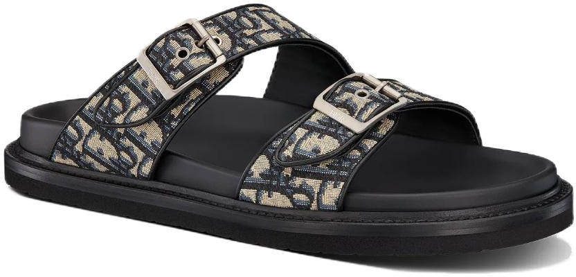 Sandal Dior Aqua 'Dior Oblique - Hitam Beige' 3SA115ZSA_H561 Lookbook Sandal Dior Aqua 'Dior Oblique - Hitam Beige' 3SA115ZSA_H561