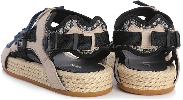 Sandal Dior Atlas 'Beige Hitam Biru' 3SA094ZIY_561 Lookbook Sandal Dior Atlas 'Beige Hitam Biru' 3SA094ZIY_561
