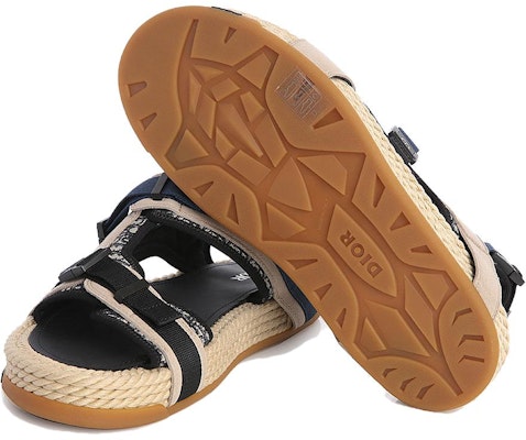 Sandal Dior Atlas 'Beige Hitam Biru' 3SA094ZIY_561 Purchase Sandal Dior Atlas 'Beige Hitam Biru' 3SA094ZIY_561