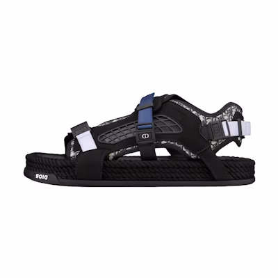 Dior Atlas Sandal 'Dior Oblique - Black'