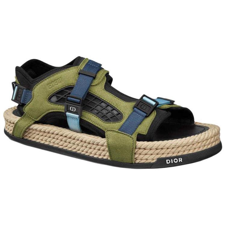 Lookbook Dior Atlas 涼鞋「綠米色」3SA094ZIZ-H561