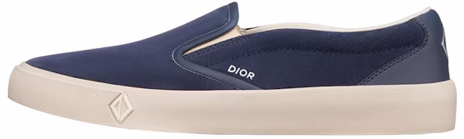 Dior B101 Slip-On Navy Blue Suede Calfskin 3SN296ZRG_H520 Dior B101 Slip-On Navy Blue Suede Calfskin 3SN296ZRG_H520