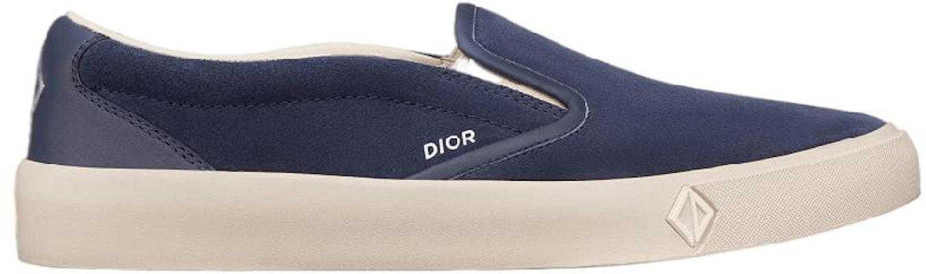 Dior B101 Slip-On Navy Blue Suede Calfskin 3SN296ZRG_H520 Order Dior B101 Slip-On Navy Blue Suede Calfskin 3SN296ZRG_H520