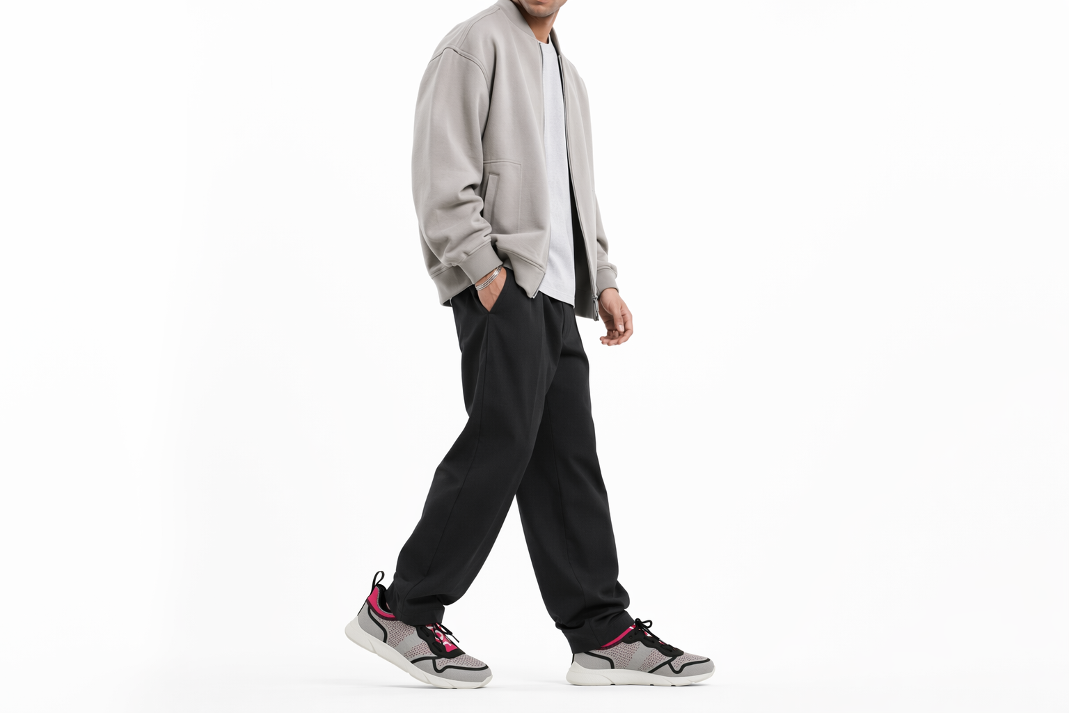 Order Dior B21 Neo Technical Knit ''Grigio Rosa'' 3SN243YJC-H863