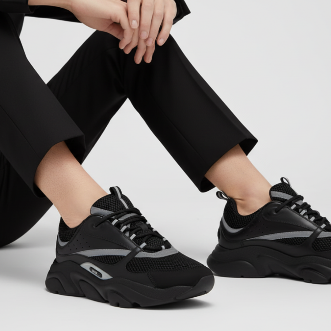 Order DIOR 迪奧 B22皮革纖維 減震防滑耐磨 低筒運動鞋 黑色