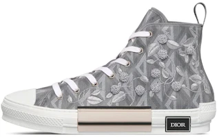Dior B23 High-Top Lily of the Valley Embroidery 3SH129ZWF_H868 Dior B23 High-Top Lily of the Valley Embroidery 3SH129ZWF_H868