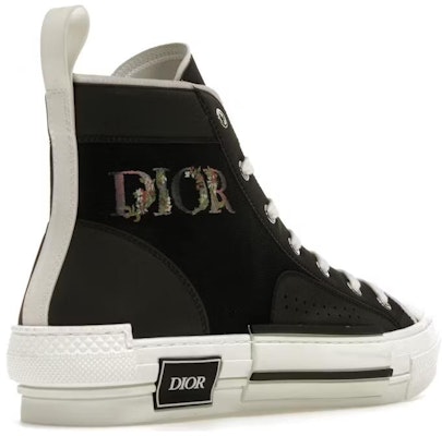 Dior B23 高帮'黑色花卉刺绣' 3SH118ZID_H960 Lookbook Dior B23 高帮'黑色花卉刺绣' 3SH118ZID_H960