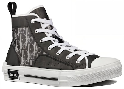 迪奥 B23 高帮 'Dior Oblique - 黑白' 3SH118YJP_H961 Lookbook 迪奥 B23 高帮 'Dior Oblique - 黑白' 3SH118YJP_H961