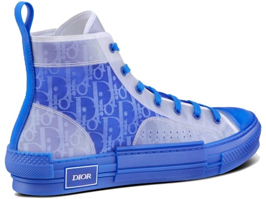 Dior B23 ハイカット オブリーク ブルー 3SH118ZMK_H561 Shop Dior B23 ハイカット オブリーク ブルー 3SH118ZMK_H561