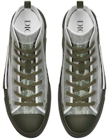 Dior B23 Tinggi 'Dior Oblique - Olive Hijau Zaitun' 3SH118ZMK_H600 Shop Dior B23 Tinggi 'Dior Oblique - Olive Hijau Zaitun' 3SH118ZMK_H600