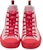 Dior B23 Tinggi 'Dior Oblique - Merah' 3SH118YNT_H363