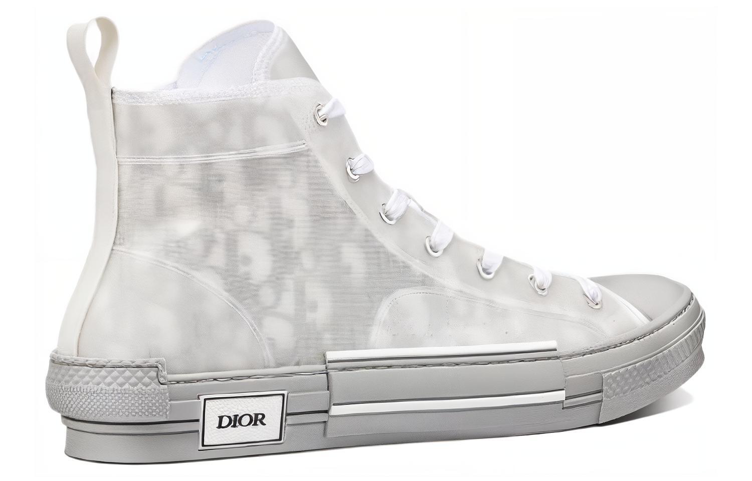 Lookbook Dior B23 Tinggi 'Dior Oblique - Kelabu Reflektif' 3SH118YNT_H068