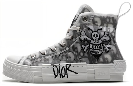 迪奥 B23 高帮 'Dior Oblique - 肖恩蜜蜂刺绣补丁' 3SH118YYO_H960 Buy 迪奥 B23 高帮 'Dior Oblique - 肖恩蜜蜂刺绣补丁' 3SH118YYO_H960
