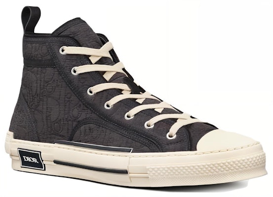 Dior B23 高帮“Dior Oblique 云彩 - 黑色” 3SH118ZBK_H961 Order Dior B23 高帮“Dior Oblique 云彩 - 黑色” 3SH118ZBK_H961