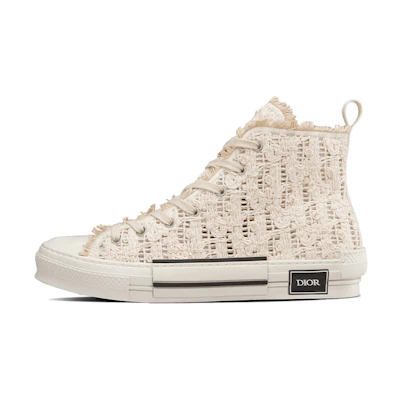 Dior B23 High 'Dior Oblique Macramé - Cream'