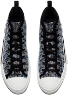 Dior B23 ハイ "ディオール オブリーク ストラス - ブルー" 3SH128ZBF_H165 Shop Dior B23 ハイ "ディオール オブリーク ストラス - ブルー" 3SH128ZBF_H165