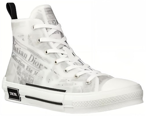 Dior B23 ハイ "ニュースプリント" 3SH118YUO_H069 Lookbook Dior B23 ハイ "ニュースプリント" 3SH118YUO_H069