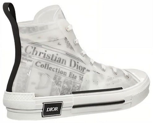 Dior B23 ハイ "ニュースプリント" 3SH118YUO_H069 Shop Dior B23 ハイ "ニュースプリント" 3SH118YUO_H069