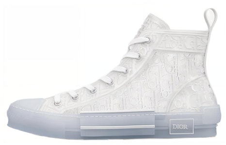 Dior B23 高筒 'Raised Dior Oblique - 透明白' 型號 3SH129ZOO_H060 Buy Dior B23 高筒 'Raised Dior Oblique - 透明白' 型號 3SH129ZOO_H060