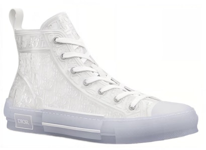 Dior B23 高筒 'Raised Dior Oblique - 透明白' 型號 3SH129ZOO_H060 Lookbook Dior B23 高筒 'Raised Dior Oblique - 透明白' 型號 3SH129ZOO_H060