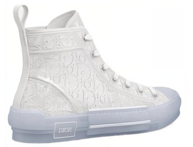 Dior B23 高筒 'Raised Dior Oblique - 透明白' 型號 3SH129ZOO_H060 Purchase Dior B23 高筒 'Raised Dior Oblique - 透明白' 型號 3SH129ZOO_H060