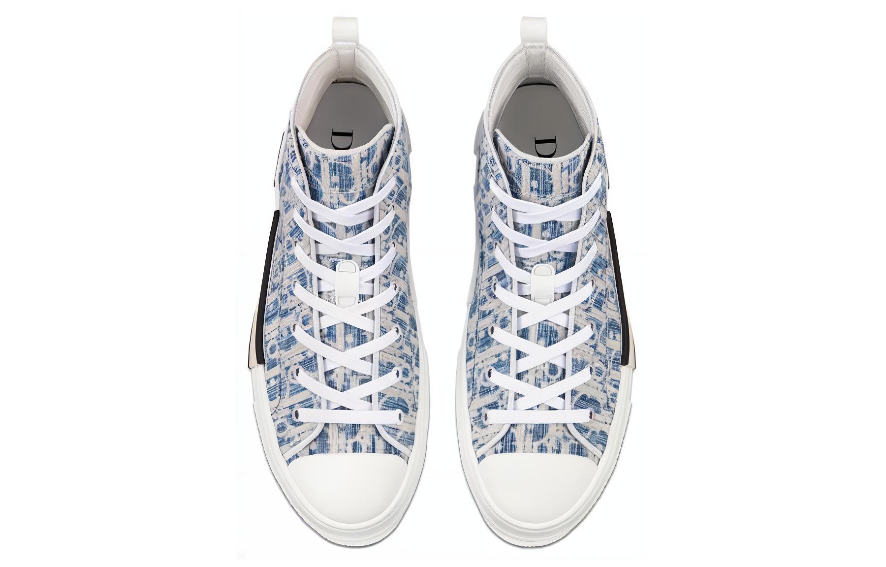 Shop Dior B23ハイ ブルー オブリーク絣ジャカード 3SH118ZLA_H560