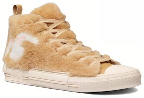 Dior B23 High Top ERL Beige Shearling Motif Kelinci 3SH129ZTR_H100 Order Dior B23 High Top ERL Beige Shearling Motif Kelinci 3SH129ZTR_H100