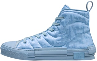 Dior B23 High Top ERL Blue Dior Oblique Mirage Quilted Technical Fabric with Swirl Motif 3SH134ZSW_H565 Dior B23 High Top ERL Blue Dior Oblique Mirage Quilted Technical Fabric with Swirl Motif 3SH134ZSW_H565