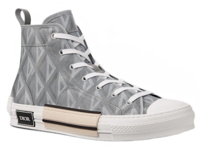 Dior迪奧 B23高筒運動時尚板鞋 男款 灰色 Lookbook Dior迪奧 B23高筒運動時尚板鞋 男款 灰色