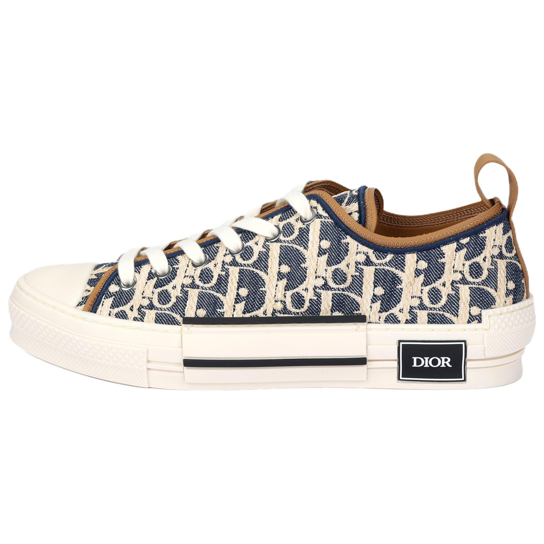 Dior B23 League Blue Coconut Print Low-Top Sneakers 3SN340ZQL_H577
