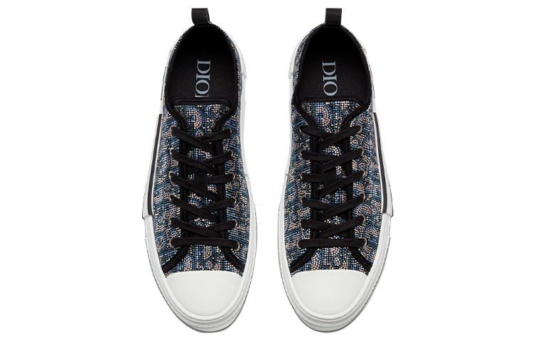 Shop DIOR 迪奧 B23 低筒休閒鞋 藍色