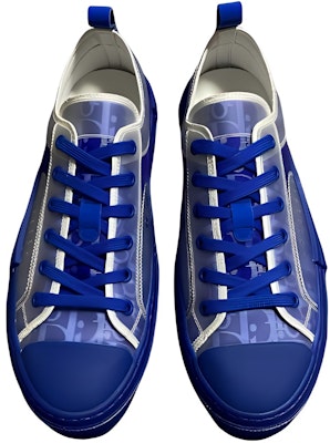 DIOR 迪奧 B23 Oblique 斜紋時尚板鞋 全藍色 Lookbook DIOR 迪奧 B23 Oblique 斜紋時尚板鞋 全藍色