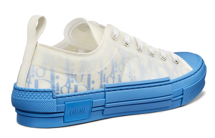 Lookbook 迪奥B23低帮鞋 '渐变蓝Dior Oblique' 3SN249YUN_H560