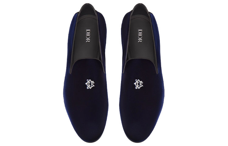 Shop Dior B23 Low 'Terciopelo Azul Marino' 3LO087YTY_H560