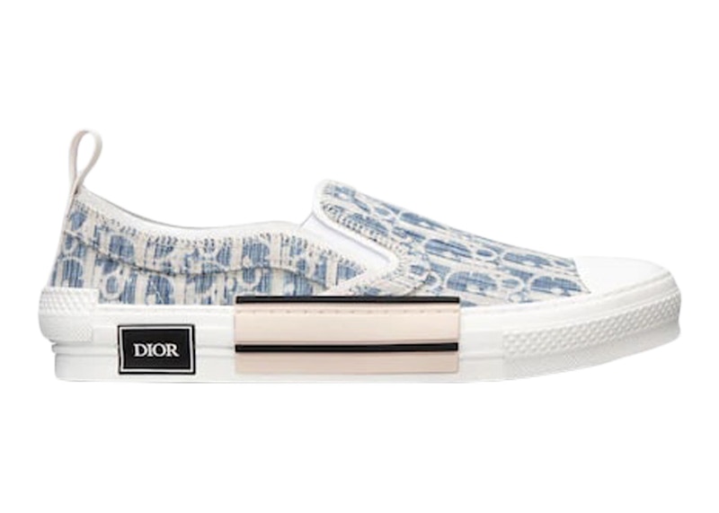 Dior B23 Low Blue Oblique Kasuri Jacquard 3SN262ZLA_H560