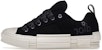 Dior B23 Skater Low Top ERL Hitam Kapas Kanvas 3SN292ZWC_H968