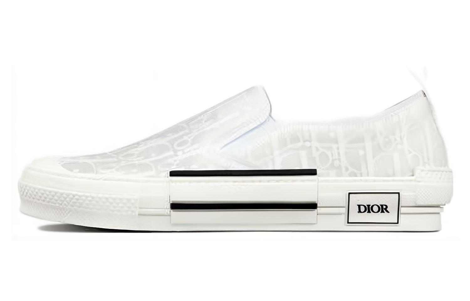 Dior B23 Slip-On White Low-Top Fashion Sneakers for Men 3SN282YNT_H060