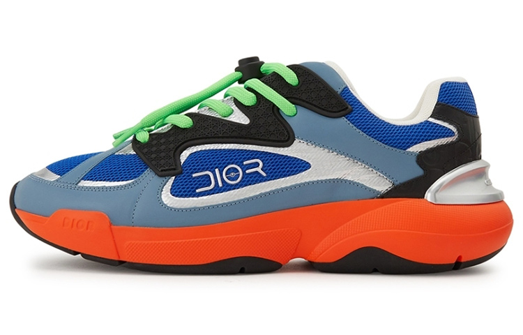 Dior B24 Mesh Reflective 'Blue Black Green' 3SN246YNW-H563