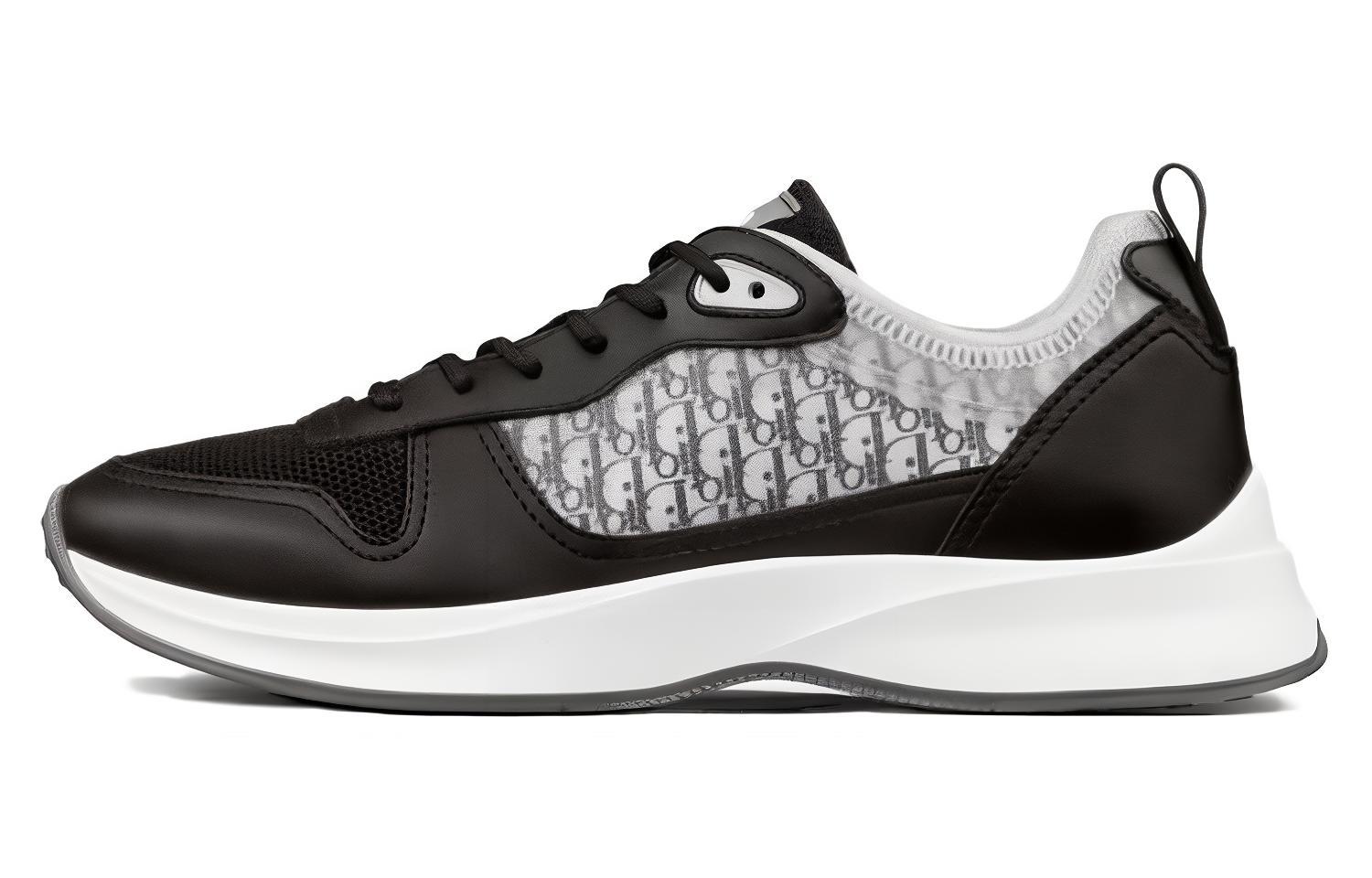 Dior B25 Runner 'Dior Oblique - Black Grey' 3SN259ZJF_H968