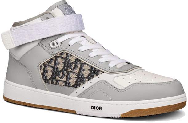 Dior B27 高帮 'Dior Oblique - 灰色' 运动鞋 3SH132ZIR_H165 Lookbook Dior B27 高帮 'Dior Oblique - 灰色' 运动鞋 3SH132ZIR_H165