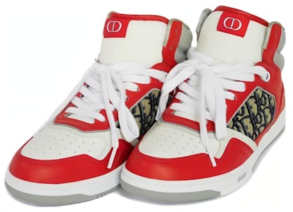 Dior B27 高幫運動鞋 'Dior Oblique - 紅色' 3SH133ZIR_H360 Order Dior B27 高幫運動鞋 'Dior Oblique - 紅色' 3SH133ZIR_H360