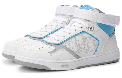 Dior B27 High 'Dior Oblique - White Light Blue'