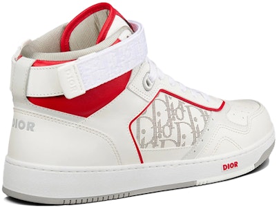 Dior B27 高筒 'Dior Oblique Galaxy - 白紅' 3SH132ZIJ_H063 Shop Dior B27 高筒 'Dior Oblique Galaxy - 白紅' 3SH132ZIJ_H063