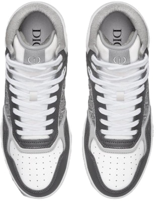 Dior B27 High Anthracite White Dior Oblique Jacquard Ruthenium Metallic Threads 3SH133ZTY_H868 Shop Dior B27 High Anthracite White Dior Oblique Jacquard Ruthenium Metallic Threads 3SH133ZTY_H868