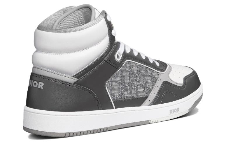 Shop Dior B27 ハイ アンスラサイト オブリーク (Dior B27 High Anthracite Oblique) 3SH133ZTY_H868