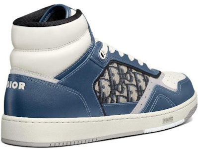 Dior B27 Tinggi Biru Cream Dior Abu-abu Beige Hitam Dior Oblique Jacquard 3SH133ZIR_H568 Lookbook Dior B27 Tinggi Biru Cream Dior Abu-abu Beige Hitam Dior Oblique Jacquard 3SH133ZIR_H568