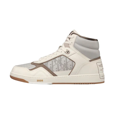 Dior B27 High by Birkenstock Cream Greige Greige Dior Oblique