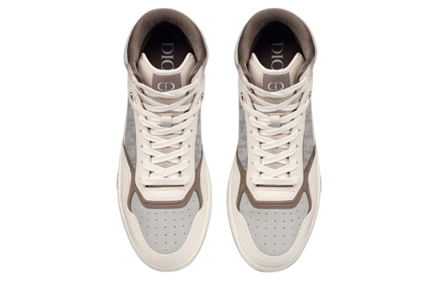 Purchase Dior B27 High Birkenstock Cream Greige Dior Oblique Sneaker 3SH133ZSR_H167