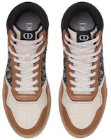 DIOR迪奧 B27 Oblique 印花中筒 時尚板鞋 男款 咖啡色 Purchase DIOR迪奧 B27 Oblique 印花中筒 時尚板鞋 男款 咖啡色